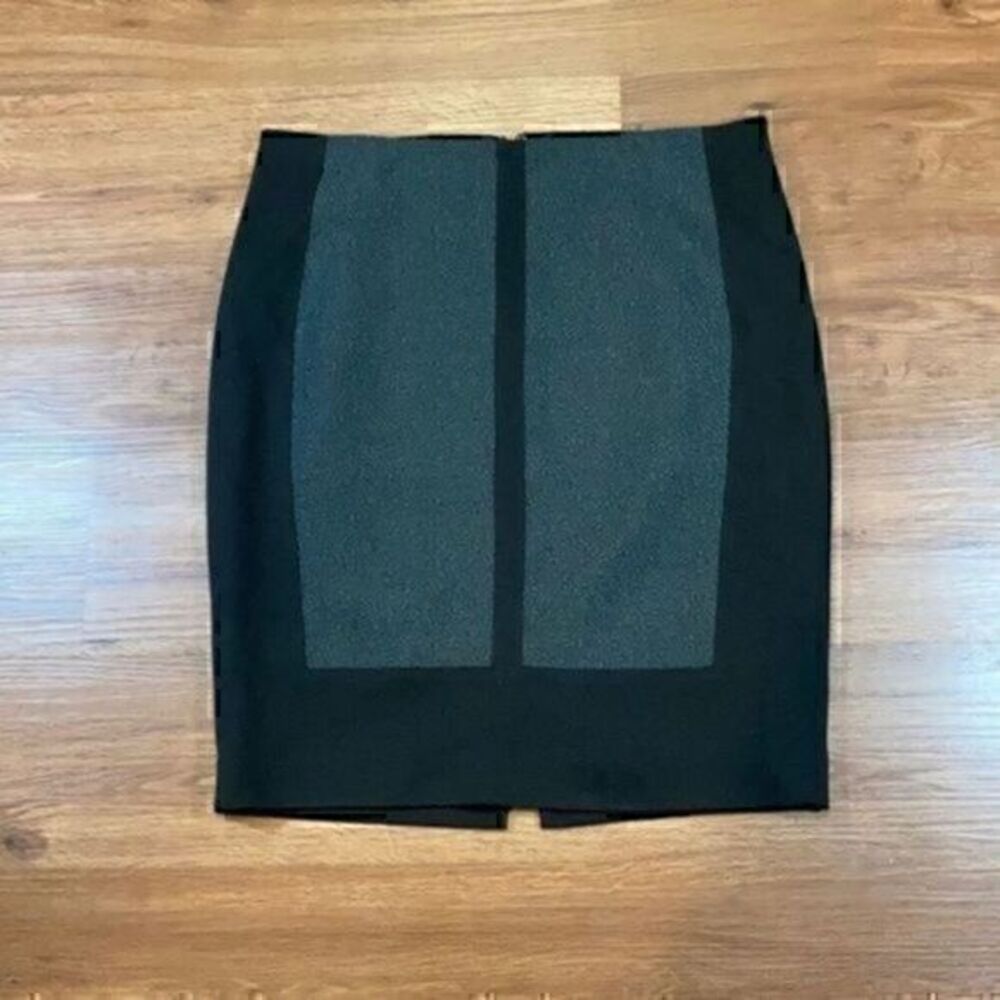 Tahari black/dark gray pencil skirt